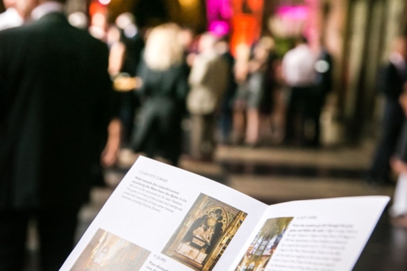 A summer reception at Westminster Abbey, organised by The Business Narrative